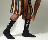KOBO Crew Socks: Black