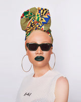 Môshe X Kobo! Sunglasses: Olive Green (Women)