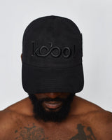 KOBO Suede Trucker Hat: Midnight Black