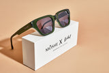 Môshe X Kobo! Sunglasses: Olive Green (Women)