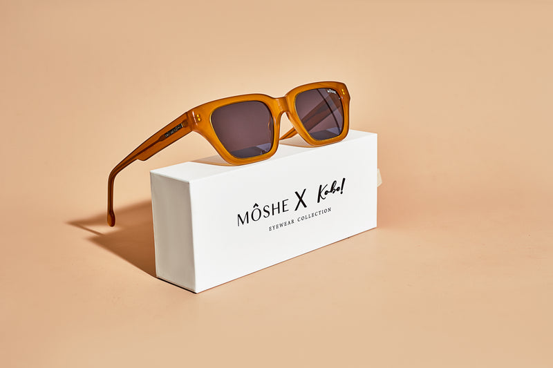 Môshe X Kobo! Sunglasses: Sahara Brown