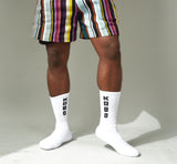 KOBO Crew Socks: White